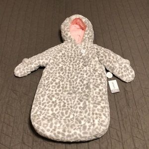 Carters faux fur cover with hideaway mittens